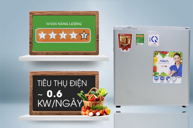 Tủ lạnh Aqua 50 lít AQR-55AR