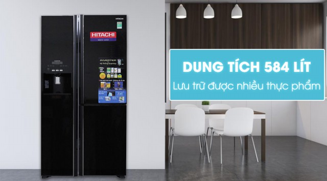 Tủ lạnh Hitachi 584 lít R-M700GPGV2