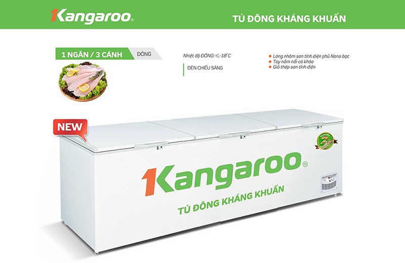 Tủ đông Kangaroo 1400 lít KG1400A1