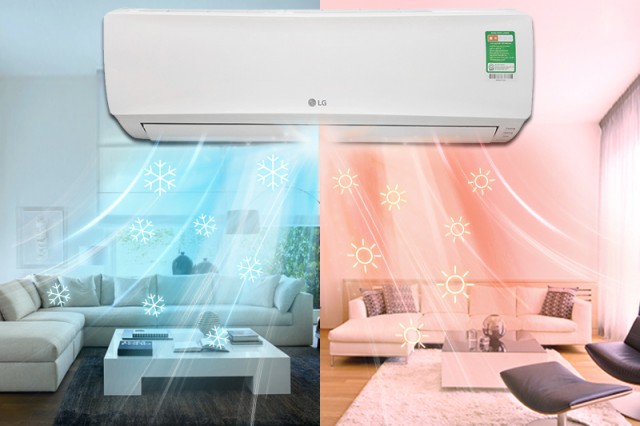 Điều hòa LG H09ENB 2 chiều, 1 HP Điều hòa LG H09ENB 2 chiều, 1 HP