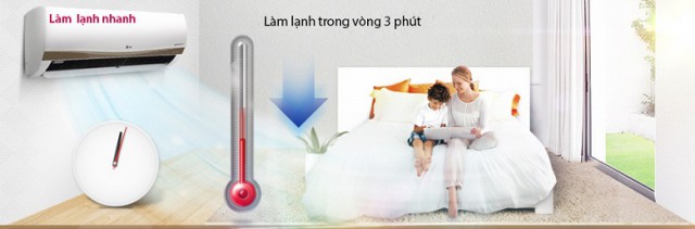 Điều hòa LG H09ENB 2 chiều, 1 HP Điều hòa LG H09ENB 2 chiều, 1 HP