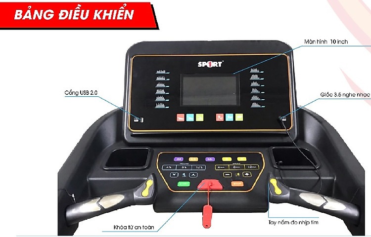 Máy chạy bộ đa chức năng DK-006 máy chạy bộ