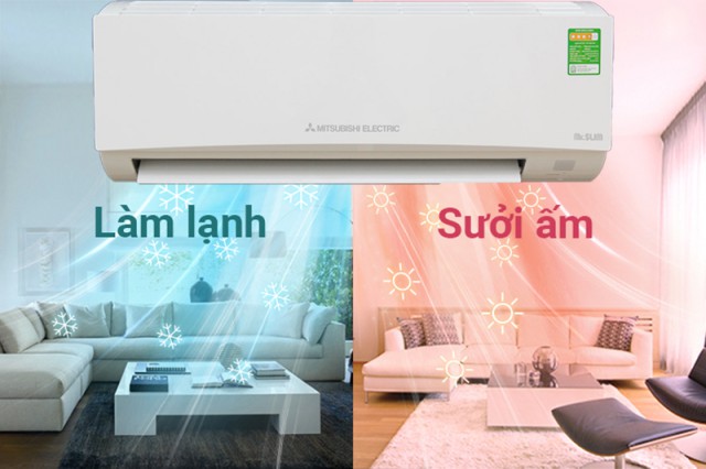 Điều hòa Mitsubishi Electric MSZ-HL25VA 2 chiều, 1 HP, Inverter Điều hòa Mitsubishi Electric MSZ-HL25VA 2 chiều, 1 HP, Inverter
