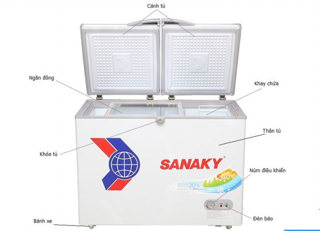 Tủ Đông Sanaky VH-3699A1 360 lít