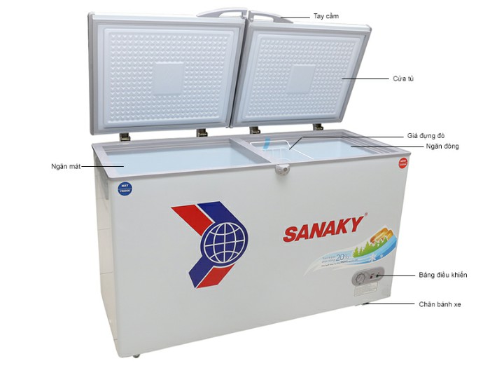 Tủ đông Sanaky VH-5699W1 365 lít