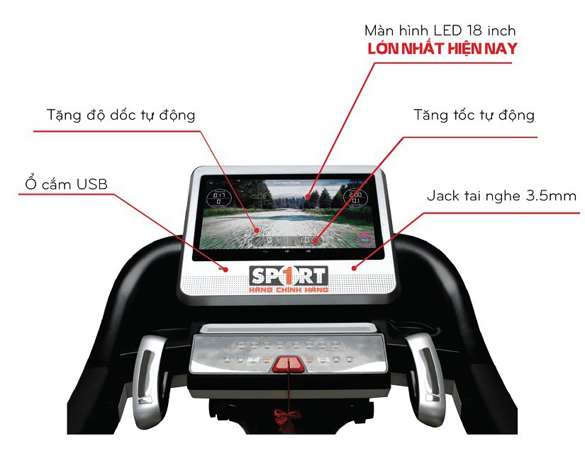 Máy chạy bộ thông minh S1-DK-009-CP Máy chạy bộ thông minh S1-DK-009-CP
