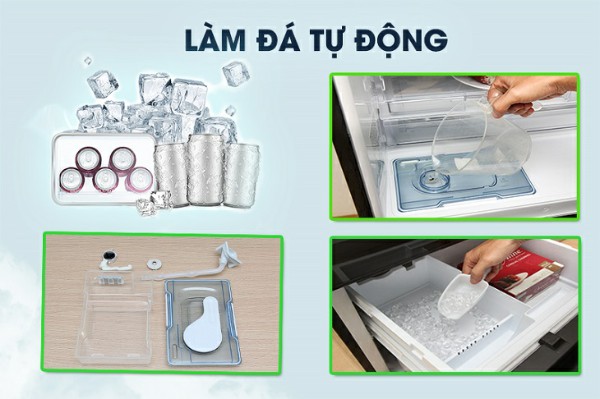 Tìm hiểu tính năng làm đá tự động trên tủ lạnh