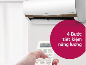 Chủ động dùng chế độ kiểm soát năng lượng trên điều hòa LG