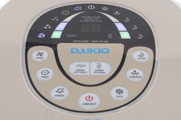 Quạt điều hòa Daikio DK-2500B