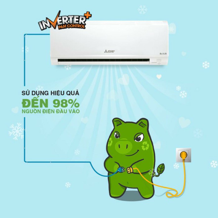 Điều hòa Mitsubishi  Electric và công nghệ PAM Inverter 