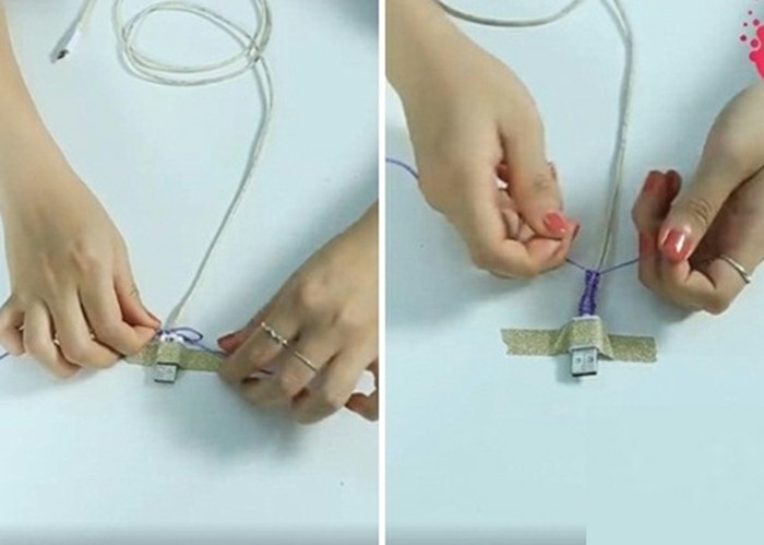 Các dụng cụ đơn giản dùng bảo vệ cáp sạc