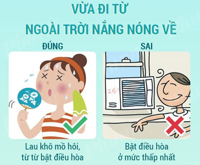 Hướng dẫn sử dụng điều hòa an toàn