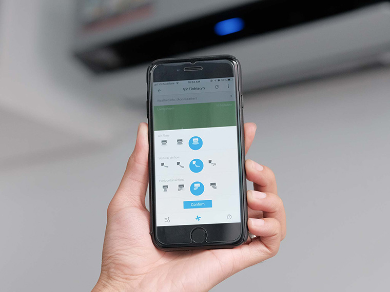 Những lợi ích khi mua điều hòa có chức năng điều khiển bằng điện thoại, có wifi 3