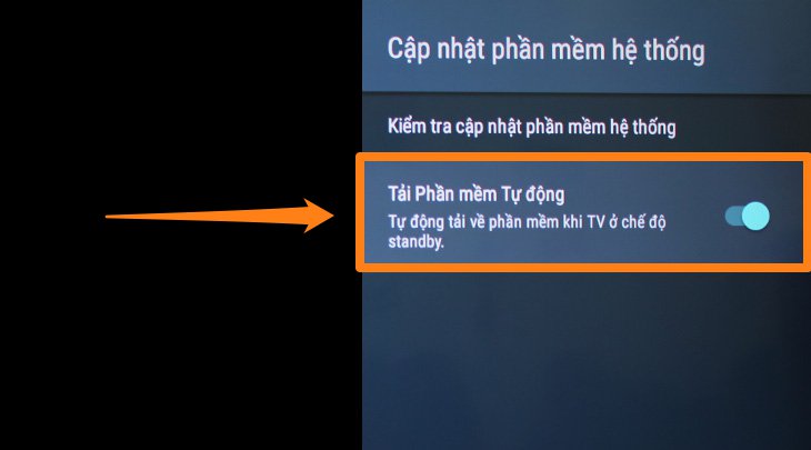 Cách cập nhật phần mềm tự động trên tivi sony 5