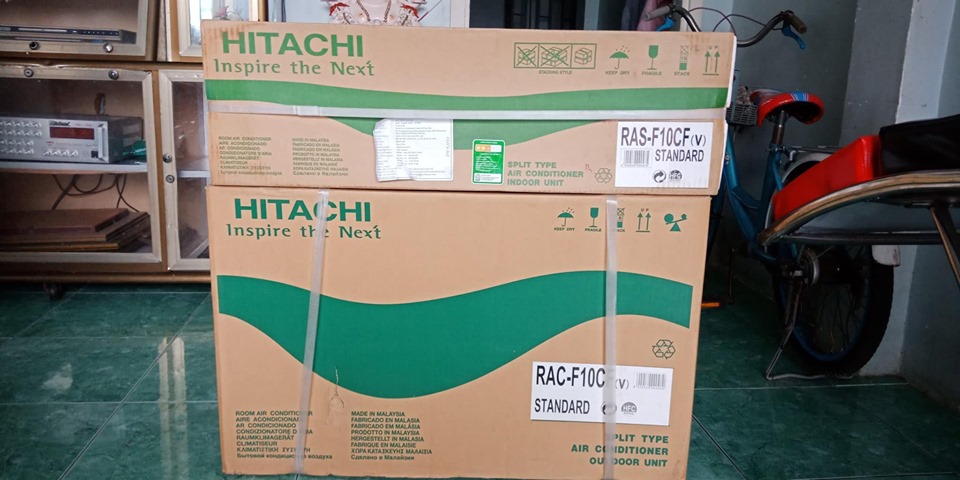 điều hòa hitachi nguyên đai kiện