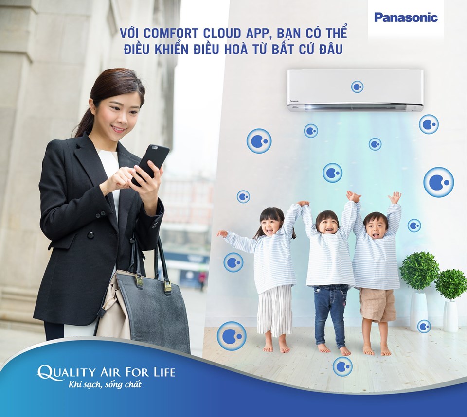 Ứng dụng Panasonic Comfort Cloud