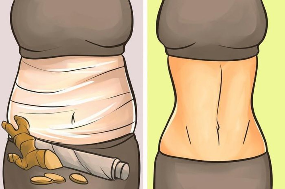 Màng bọc thực phẩm và gừng