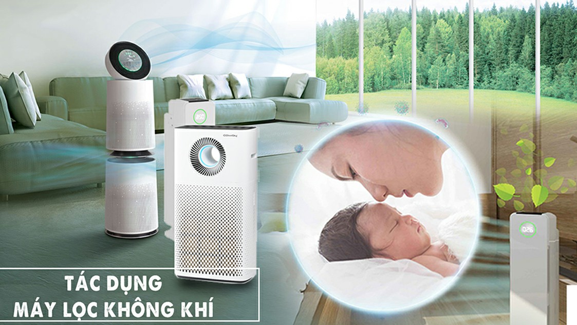 tác dụng của máy lọc không khí