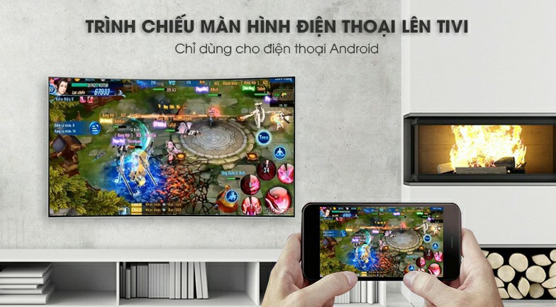 Chiếu màn hình điện thoại lên tivi qua Screen Mirroring