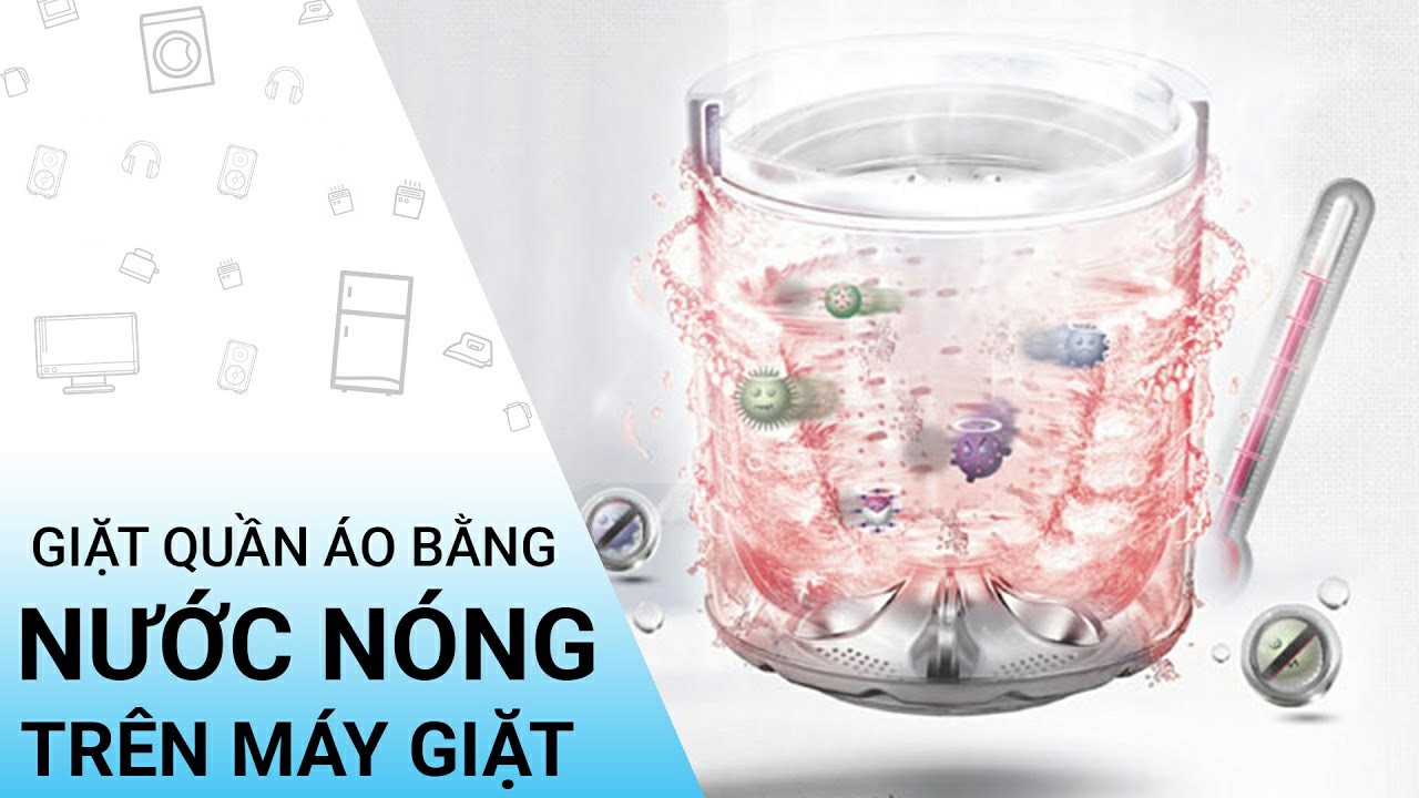 Quần áo nhanh khô khi giặt đồ bằng nước nóng 