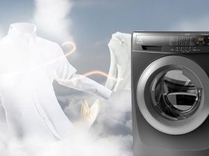 giặt quần áo bằng nước nóng