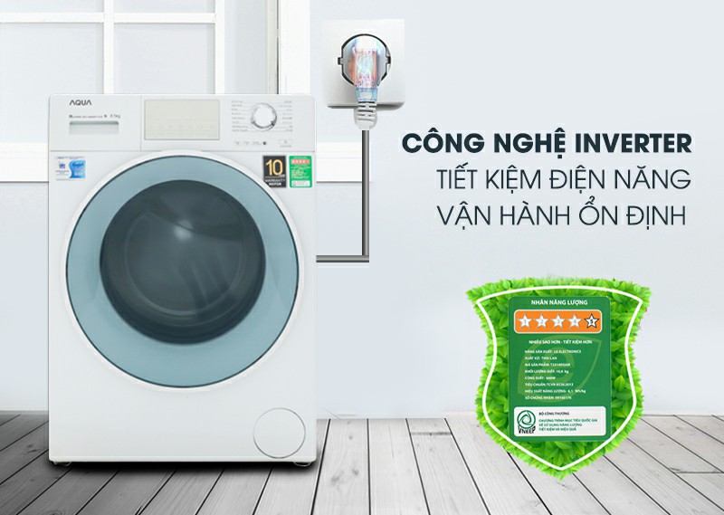 Máy giặt AQUA AQD-D850E W Inverter 8.5 kg 2