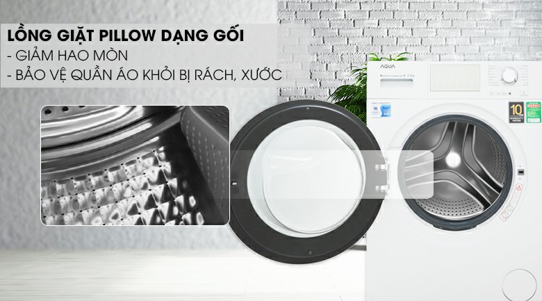 Máy giặt AQUA AQD-D850E W Inverter 8.5 kg 5