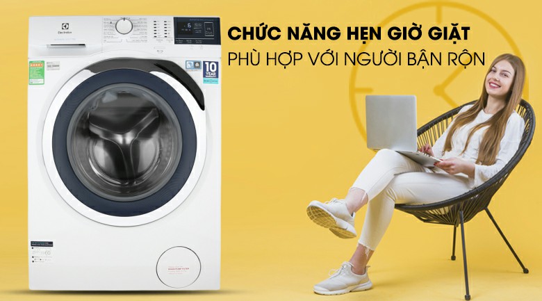 Máy giặt Electrolux EWF9024BDWB Inverter 9 kg 9