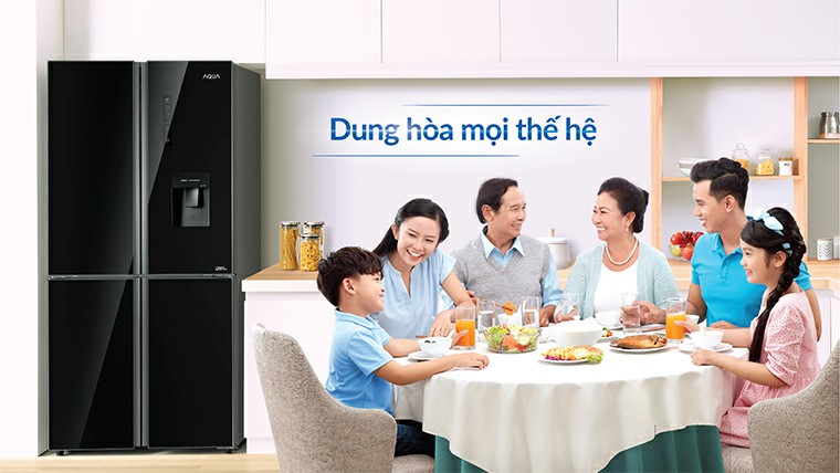 Tủ lạnh AQUA AQR-IGW525EM (GB GD) Inverter 511 lít 1