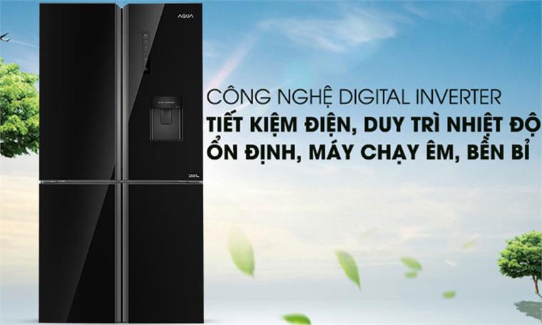 Tủ lạnh AQUA AQR-IGW525EM (GB GD) Inverter 511 lít 3