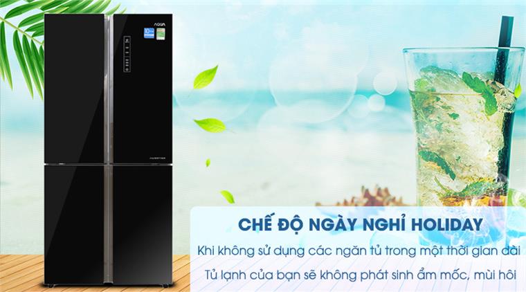 Tủ lạnh AQUA AQR-IGW525EM (GB GD) Inverter 511 lít 6