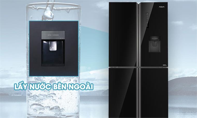 Tủ lạnh AQUA AQR-IGW525EM (GB GD) Inverter 511 lít 7