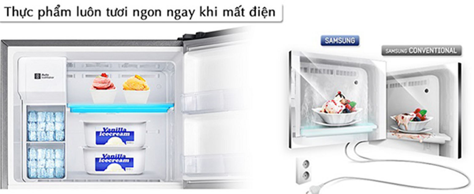 thực phẩm tươi ngon trong tủ lạnh khi mất điện