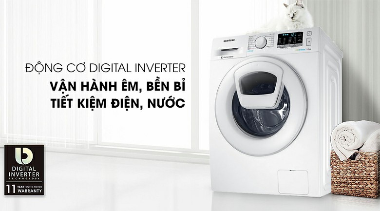 Máy giặt Samsung WW90K44G0YW Inverter 9kg 2
