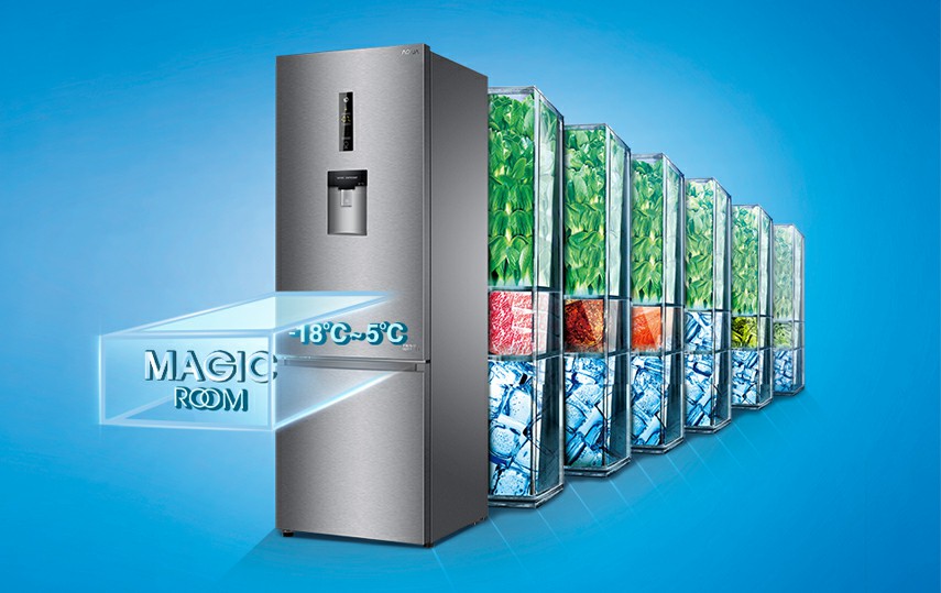 Tủ lạnh AQUA AQR-IW338EB SW Inverter 317 lít 10