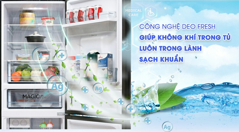 Tủ lạnh AQUA AQR-IW338EB SW Inverter 317 lít 6