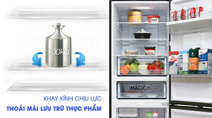 Tủ lạnh AQUA AQR-IW338EB SW Inverter 317 lít 9