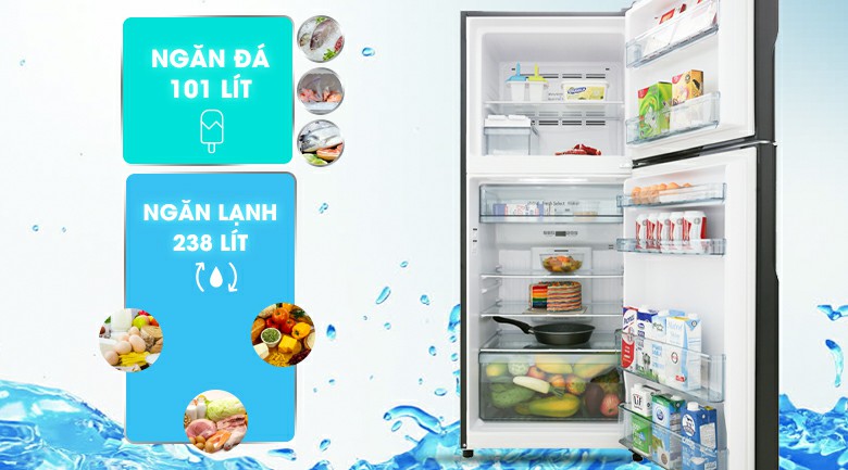 Tủ lạnh Hitachi R-FG450PGV8 GBK Inverter 339 lít 2