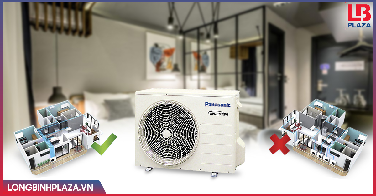 Lắp đặt điều hoà multi Panasonic cho Chung cư