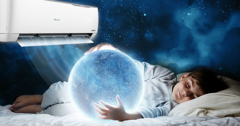 Điều hòa Casper vận hạnh êm ái cho bạn giấc ngủ ngon
