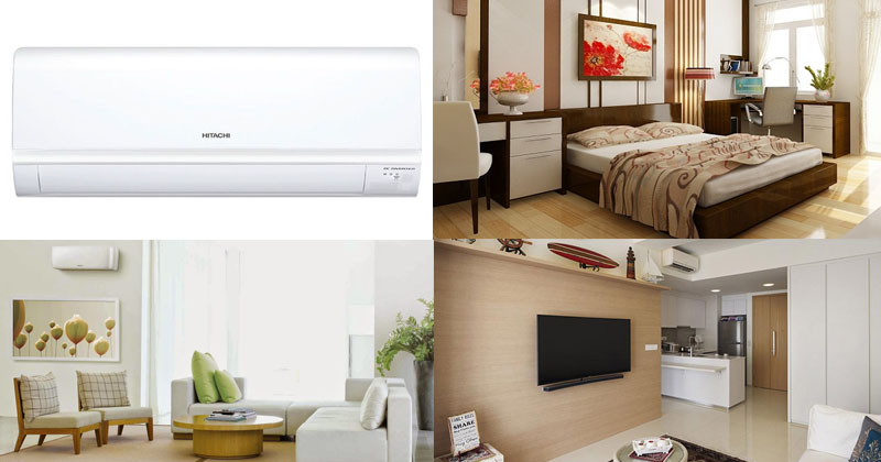 Điều hòa Hitachi phù hợp với nhiều căn phòng khác nhau