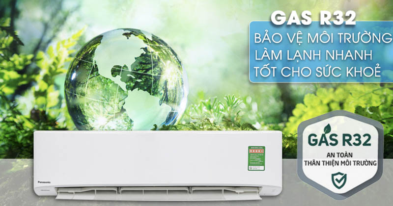 Điều hòa Panasonic sử dụng gas R32