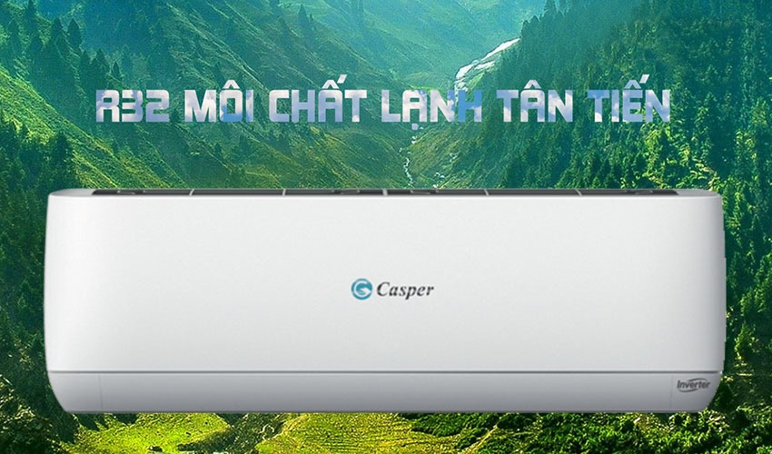 Điều hòa Casper 1 chiều Inverter 24000BTU GC-24TL32 chất lạnh r32