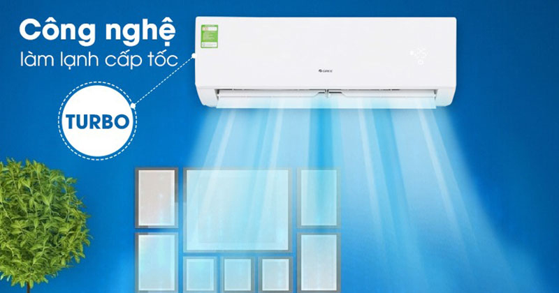Điều hòa Gree 1 chiều 12000 BTU GWC12IC-K3NNB2H công nghệ turbo