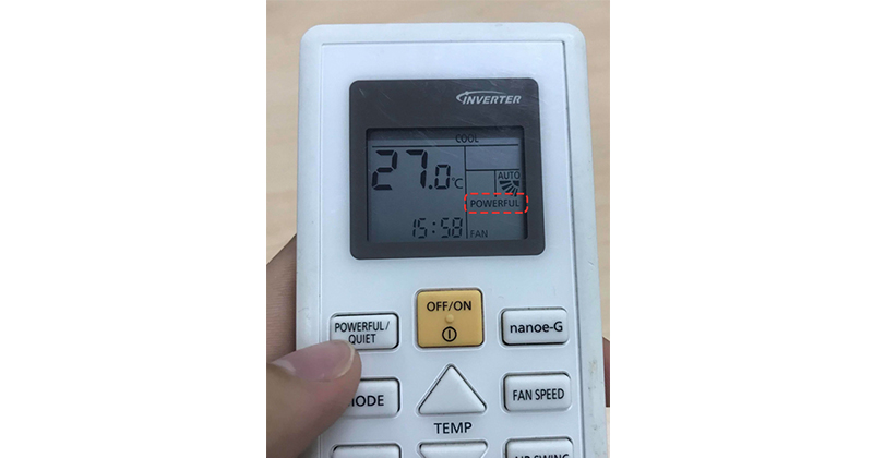 Hướng dẫn sử dụng điều hoà Panasonic an toàn hạn chế được Virus nguy hiểm nút on off