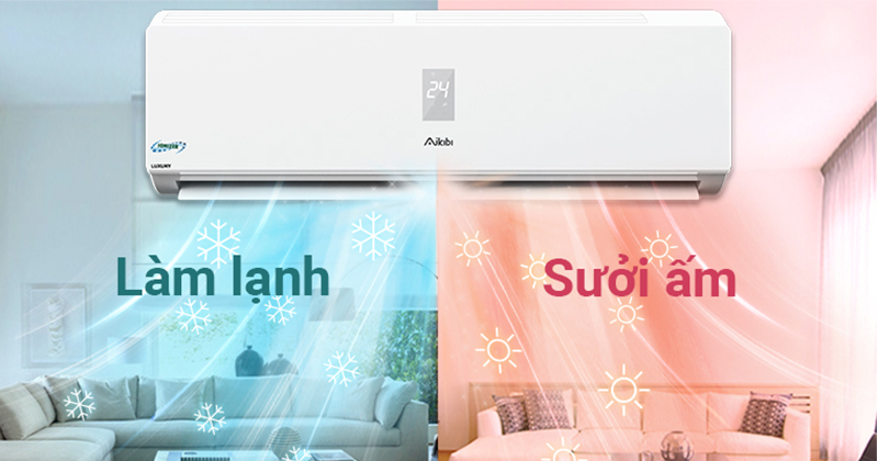 Nên mua điều hòa 2 chiều hay quạt sưởi để giữ ấm mùa đông