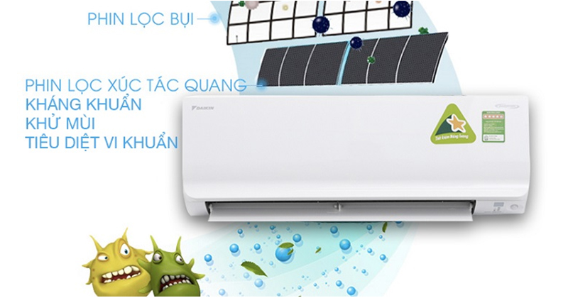 Những điểm khác biệt của điều hoà Daikin tạo nên giá trị của thương hiệu kháng khuẩn