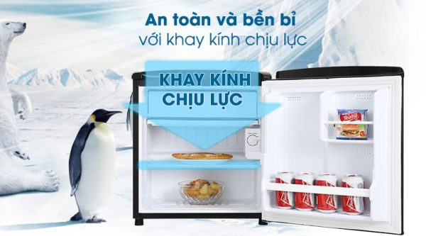Tủ lạnh Aqua 50 lít AQR-D59FA(BS) 10
