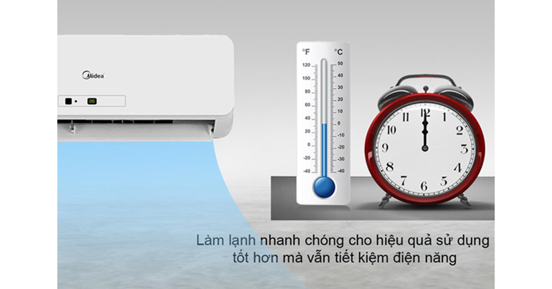 Điều hòa Midea có đáng mua hay không? làm lạnh nhanh