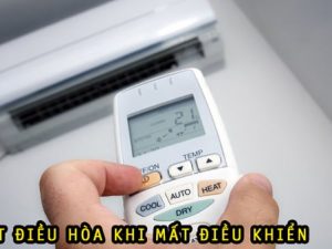 cách bật điều hoà khi không có điều khiển